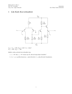1 C&cedil;ok Katlı Kuvvetlendirici