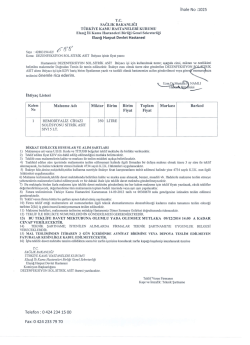 EK-1 / Indir - harput devlet hastanesi