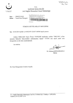 S&uuml;resi Ge&ccedil;tikten Sonra Gelen Cevap