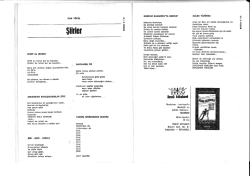 Şiirler - Birikim