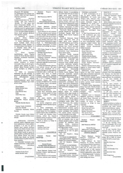 Ticaret Sicil Sirk&uuml;leri