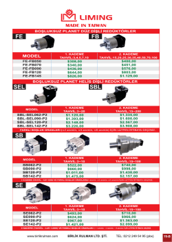 l&acirc; LıMıNG - Birlik Rulman