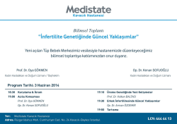 Infertilite Genetiğinde G&uuml;ncel Yaklaşımlar