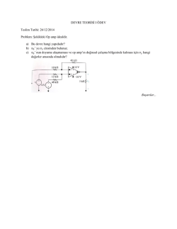 Devre Teorisi &Ouml;devi