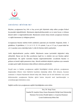 &Ccedil;OCUĞUNUZ B&Uuml;Y&Uuml;YOR MU? - İstanbul Anadolu G&uuml;ney Kamu