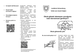 Okula gitmek istemeyen &ccedil;ocuğuma nasıl davranmam gerekiyor?