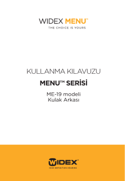 kullanma kılavuzu menu&trade; serisi