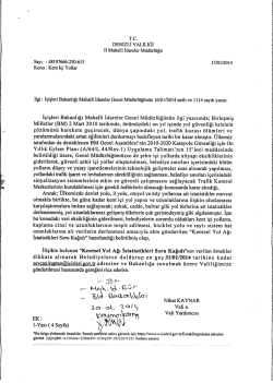 DENİZLİ vALILİĞı