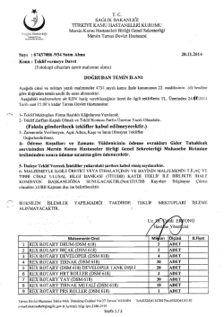 TC SAĞLIK BAKANLIĞI TÜRKİYE KAMU HASTANELERİ KURUMU