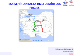 Eskişehir &ndash; K&uuml;tahya &ndash; Afyonkarahisar &ndash; Burdur