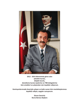 giriş - Bursa Barosu