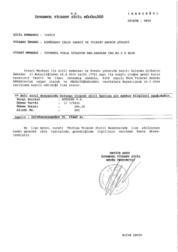 Genel Kurul Tutanağı