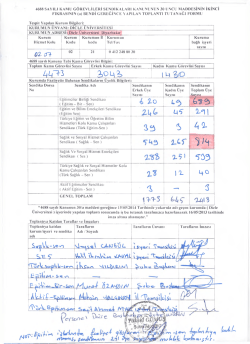 Mutabakat Tutanağı - Dicle &Uuml;niversitesi