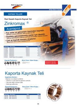 &Ouml;zel Gazaltı Kaporta Kaynak Teli _