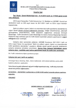 T.C - Bursa B&uuml;y&uuml;kşehir Belediyesi