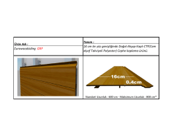 &Uuml;r&uuml;n Adı : Eurowoodsiding GRP Tanım : 16 cm &ouml;n