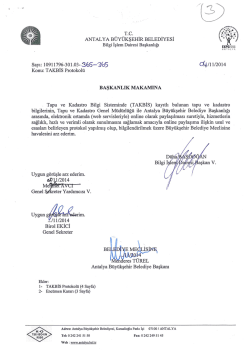 G&uuml;ndemin 3.Maddesi - Antalya Belediyesi