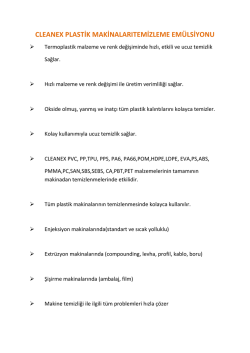 Cleanex Ocak Temizleyici - Kullanım Kılavuzu