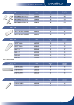 g&uuml;ncel fiyat listesi