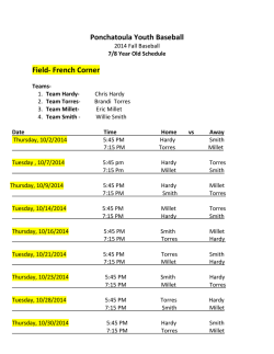 Ponchatoula Youth Baseball Field