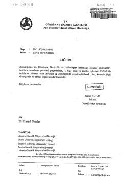 Genelge - Mersin G&uuml;mr&uuml;k M&uuml;şavirleri Derneği