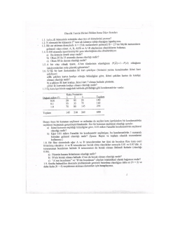 Problem &Ccedil;&ouml;z&uuml;mleri