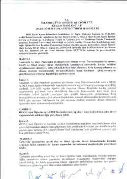 2014-1.d&ouml;nem kurum idare kurulu tutanağı