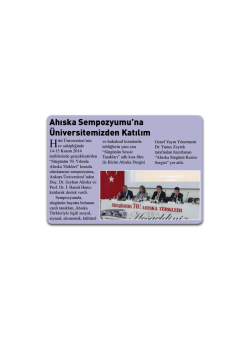 $KĞVND 6HPSR]\XPX&middot;QD hQLYHUVLWHPL]GHQ .DWĞOĞP