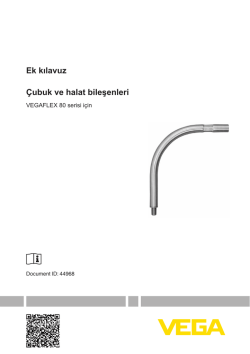 Ek kılavuz &Ccedil;ubuk ve halat bileşenleri