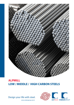 LOW / MIDDLE / HIGH CARBON STEELS ALPMILL