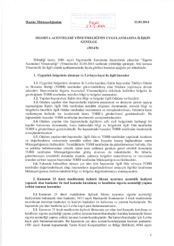 Hazine M&uuml;steşarlığındarı NO: lLlca&eacute;f MM 22.05.2014