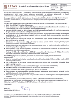 isG - Zetaş Zemin Teknolojisi A.Ş.