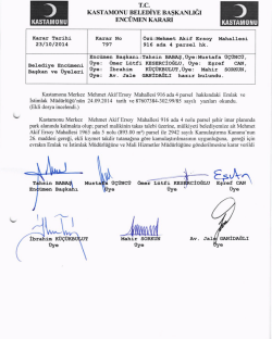 23.10.2014 tarih, 797 sayılı karar