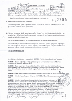 2014 Genel Kurul Tutanağı