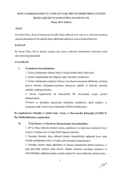 Eylem Planı i&ccedil;in tıklayınız - TC Gıda Tarım ve Hayvancılık Bakanlığı