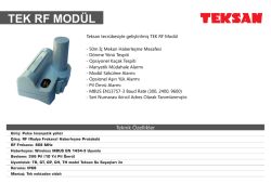 TEK RF MOD&Uuml;L