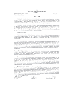 rc. - Adana B&uuml;y&uuml;kşehir Belediyesi