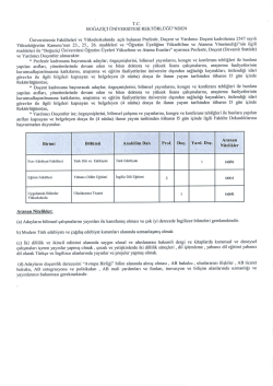 rc. BOĞAZİ&Ccedil;İ &Uuml;NİVERSİTESİ REKT&Ouml;RL&Uuml;Ğ&Uuml;WDEN