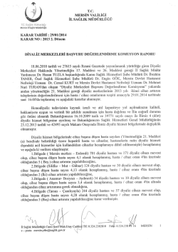 rc. MERSİN VALİLİĞİ İL sAĞLİK M&Uuml;D&Uuml;RL&Uuml;Ğn