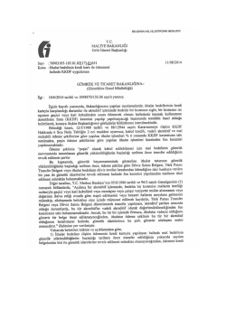 rc. &Ouml; MALİYE BAKANLIĞI