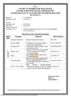 Su. Atıksu, Yakıt, İmisyon, G&uuml;r&uuml;lt&uuml;, Atık Yağ