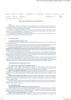 MASAK Genel Tebliği Sıra No: 5 (Yeni)