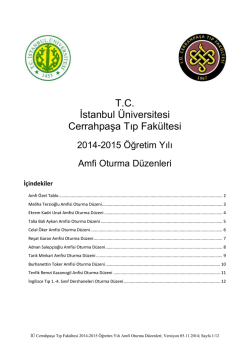 T.C. İstanbul &Uuml;niversitesi Cerrahpaşa Tıp Fak&uuml;ltesi