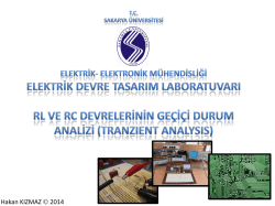 rc ve rl devre deneyi