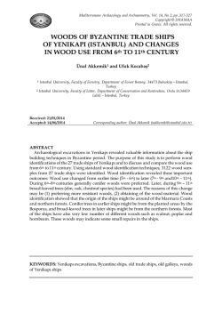 FullText - Mediterranean Archaeology and Archaeometry