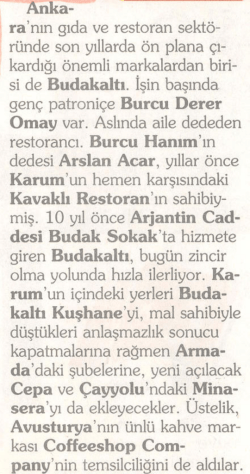 Anka ra`nın gıda ve restoran sekt&ouml;