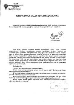 N W ?&szlig; - T&uuml;rkiye B&uuml;y&uuml;k Millet Meclisi