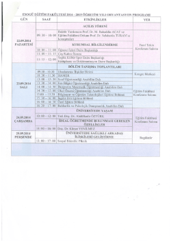 ESOG&Uuml; EĞİTİM FAK&Uuml;LTESİ ama _ izni 5 &Ouml;Ğ -
