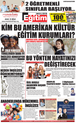 h&uuml;rriyet gazete ingilizce eğitim son