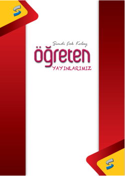 Öğreten Yayınları - Seviye Dergisi Derhaneleri